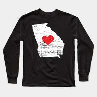 <3 Georgia State Gift T Shirt for Men Women and Kids Long Sleeve T-Shirt